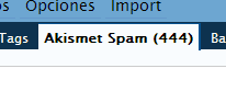 Akismet: 444 mensajes de spam detectados