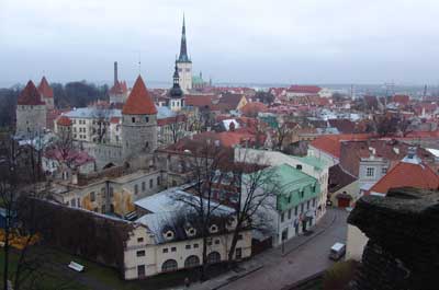 Una vista general de la ciudad vieja