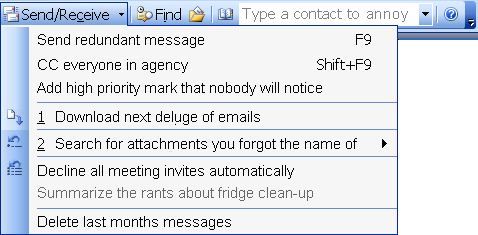Una captura de pantalla amañada de un cliente de correo. Explicado en el texto