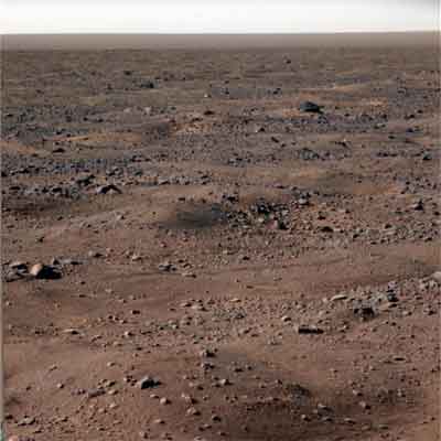 Paisaje marciano fotografiado por Phoenix Mars Lander
