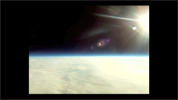 Captura de vídeo. La foto desde el espacio