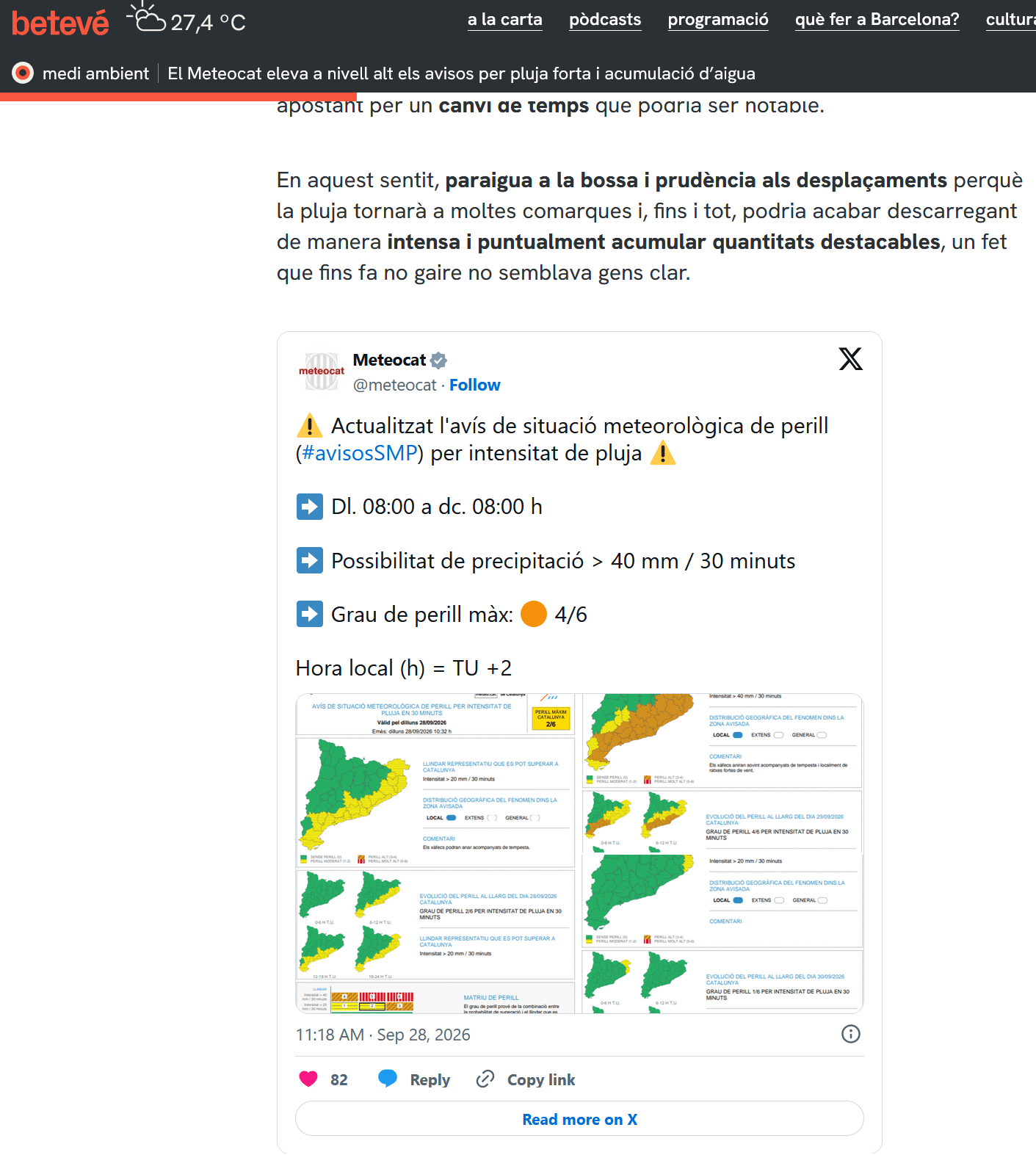 La información pública de la Gene (y Twitter)